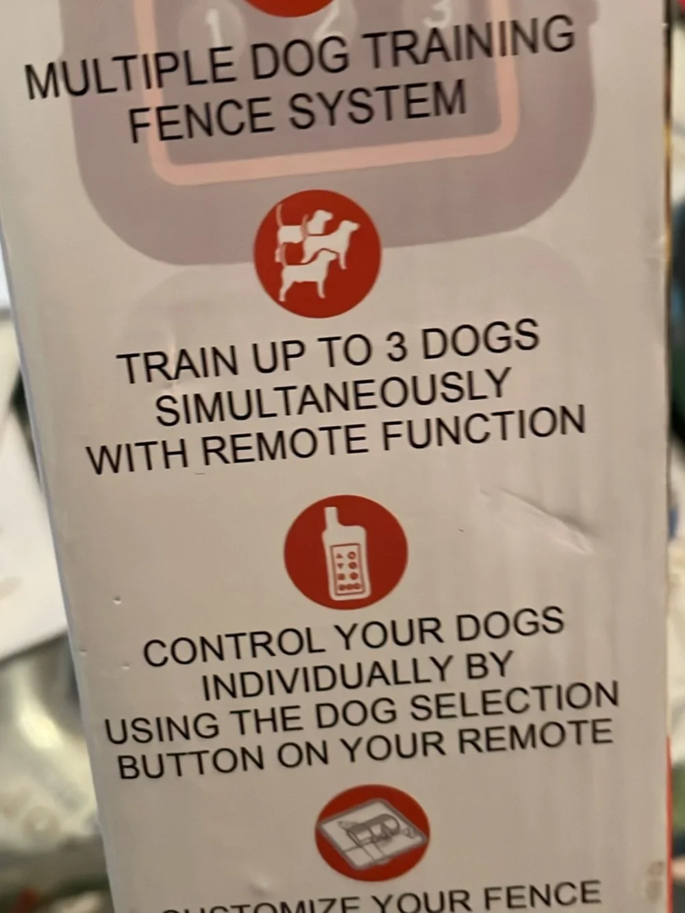 Deluxe Electric Dog Fence Waterproof Rechargeable up to 3 Shock Collar Options -